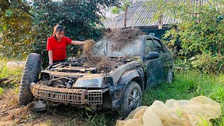 Car Restoration  REVIVING a forgotten Daewoo after many years of silence [upl. by Engapmahc]