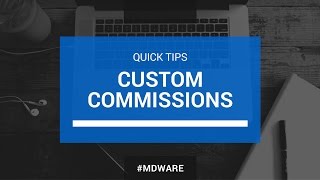 MDware Quick Tips  Commission Structures [upl. by Philina]