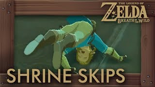 Zelda Breath of the Wild  Shrine Skip Compilation 3 Speedrun Tricks [upl. by Abelard319]