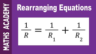 Rearranging Equations  Make R the subject [upl. by Riccio]