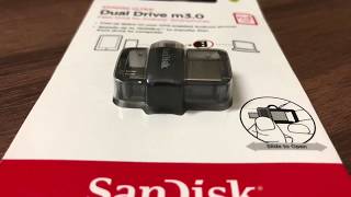 BACKUP Your Phone Photos amp Videos on the GO  SanDisk Ultra 64GB Dual Drive m30 Review [upl. by Emily]