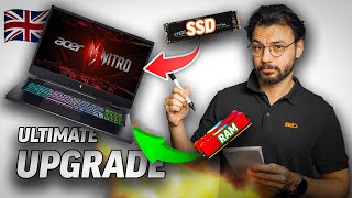 Acer Nitro 17  16 Tutorial How to Upgrade the RAM amp SSDs  English [upl. by Gerek]