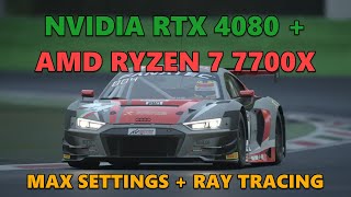 Assetto Corsa Competizione ACC  NVIDIA RTX 4080 AMD Ryzen 7 7700X 4K HDR [upl. by Atteuqehs780]