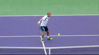 Olivier Rochus vs Novak Djokovic  Miami Sony Ericsson 2010 [upl. by Romalda]