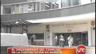 Noticias Uno tuvo acceso al organigrama del carrusel de la contratación en Bogotá [upl. by Nye]