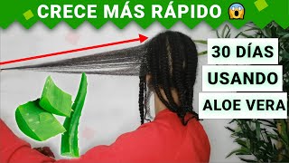 SABILA PARA HACER CRECER EL CABELLO RÁPIDO 🌵TRATAMIENTO CASERO DE ALOE VERA FASHIONBYCAROL [upl. by Nnodnarb]