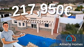 Property for sale in Almeria  4 bedroom villa in Arboleas with a pool  Villa Escorpion  AH13698 [upl. by Adehsar277]