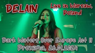 Delain\Live in Warsaw Poland\Proxima\26012024\FULL SHOW [upl. by Hakaber]