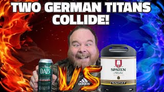 German Beer Battle Spaten helles VS DAB Dortmunder [upl. by Etteve]