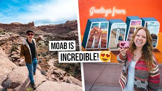 Is This The BEST City in Utah  Top Things to do in MOAB Delicious Local Food amp MORE 😎 [upl. by Riocard]