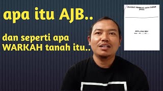 apa itu AJB dan apakah itu WARKAH tanah [upl. by Drofnas968]