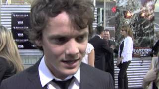 Anton Yelchin Interview  Terminator Salvation [upl. by Oidgime]