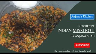 Indian Missi Roti Recipe  Punjabi Style Roti  How to Make Missi Roti recipe by Anjana Shah [upl. by Oetam]