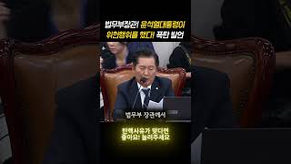 정청래 법무부장관 윤석열 대통령 위헌행위 했다 폭탄발언 정청래 윤석열 김건희 용산 [upl. by Perlis]