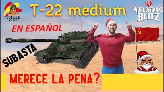 Reseña T22 medium World of Tanks Blitz en Español  Merece la pena T22 medium  Subasta WoT Blitz [upl. by Cleaves]