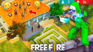 EL RETO DE FRANCOTIRADOR CAMPERO EN PEAK 😱 Free Fire [upl. by Sirdi]