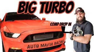 Big Power on 93 Octane  Comp Drop in EcoBoost Mustang Turbo Kit [upl. by Marelda]