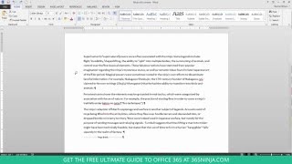 How to Delete an Unwanted Blank Page in Word 2013 or 2016 [upl. by Cyndy63]