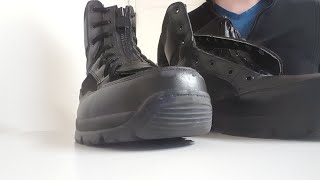 How to Tie Boot Lace in Zippers  No Crap Tutorials [upl. by Elsilrac717]