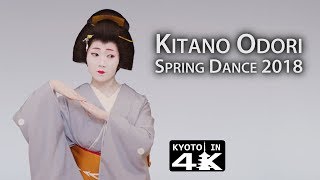 Kyoto Event 2018 Kitano Odori Dance Performance 4K [upl. by Samford642]