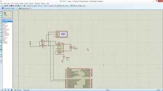 PIC18F4550 WITH REAL TIME CLOCK RTC DS1307 SIMULATION PROTEUS [upl. by Laiceps134]