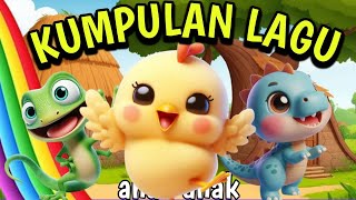 KUMPULAN lagu anak anaktek kotekcicakanakkucingpotong bebek angsabalonku ada lima dllkidslulu [upl. by Matuag843]