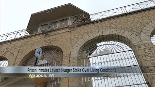 Inmate at Waupun Correctional Institution taking part in hunger strike [upl. by Wenn]