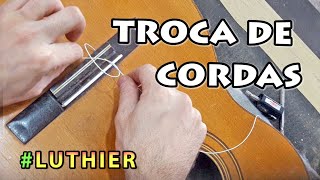 Como Trocar Cordas de Violão de Nylon  DiGiorgio [upl. by Thibaut]