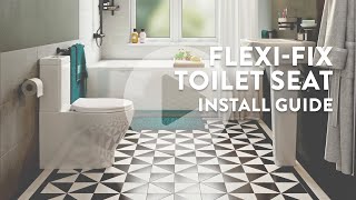 FlexiFix™ No Slip Toilet Seats  Installation Guide [upl. by Akinihs430]