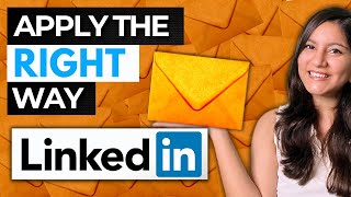 How to Apply for Internship on LinkedIn  5 Easy Steps in 5 Minutes ✅ [upl. by Ellehciram]