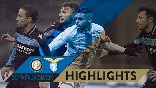 INTER 11 LAZIO 34 pen  HIGHLIGHTS  201819 Coppa Italia Quarter Finals [upl. by Borrell364]