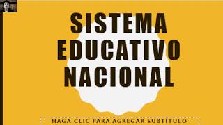 Instituciones Educativas  Clase 4  Organización del Sistema Educativo Nacional [upl. by Evvy37]