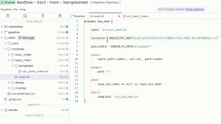 Quick Dockerfile container build for BWAMem in nextflow DSL 2  Bioinformatics on Code Ocean [upl. by Xonk]