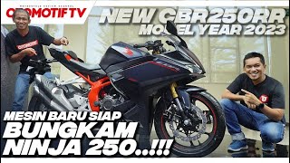 REVIEW NEW HONDA CBR250RR MESIN BARUNYA LEBIH BERTENAGA TAMPANG MOGE LOOK l Otomotif TV [upl. by Anitan230]