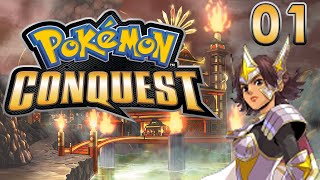 Pokemon Conquest Ginchiyo Story Episode 1 The Pokemon War [upl. by Adnuahsal]