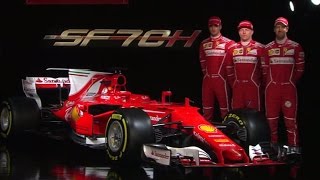 F1 2017  The Launch of the Ferrari SF70H [upl. by Jochebed]