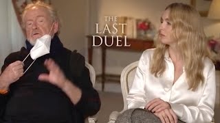 Ridley Scott Curses Out Journalist Over The Last Duel Question [upl. by Ardnaxila287]