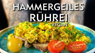 Bestes veganes Rührei Rezept  3 Arten die Du kennen musst [upl. by Ellehsim]