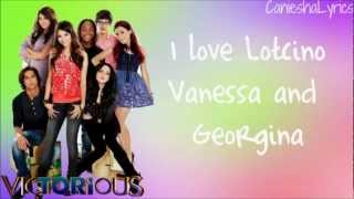 Victorious Cast  Five Fingaz To The Face Lyrics Video HD [upl. by Ronacin]