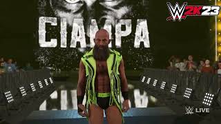 Tommaso Ciampa Entrance Comparison WWE 2K23 [upl. by Ijnek]