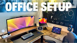 Here is how I optimize my WFH Setup  Home Office Tour 2024 [upl. by Nylasor]