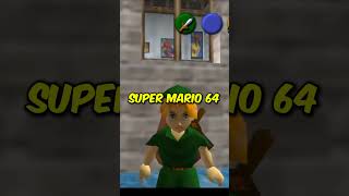 🎨 CUADROS de SUPER MARIO 64 en OCARINA OF TIME shorts [upl. by Attenahs]