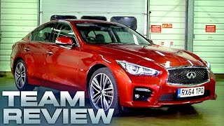 Infiniti Q50 Team Review  Fifth Gear [upl. by Nuawtna927]