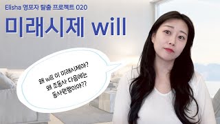 020 미래시제 조동사 will 제대로 이해하고 연습하기 [upl. by Zealand]