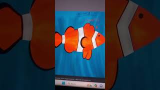 digitaldraw of a clownfish art digitalart shorts [upl. by Summers]