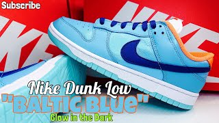 Nike Dunk Low quotBaltic Bluequot Review  Legit Check Black Light [upl. by Manus]