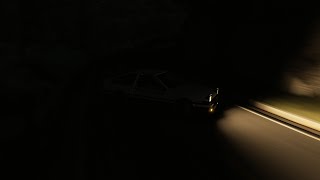 Initial D Opening Scene Assetto Corsa [upl. by Dylane]