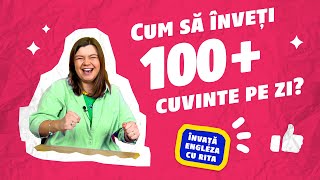 Cum să înveți 100 cuvinte pe zi  Învață Engleza cu Rita [upl. by Sly495]