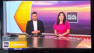 KCAL News Mornings at 5am open October 7 2024 [upl. by Ennaitsirhc]