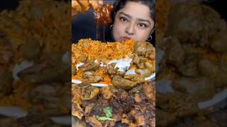 CHICKEN LIVER PAKODA CHICKEN LIVER BIRYANI WITH EXTRA GRAVY MUKBANGFOODIESYTSHORTSTRANDINGASMR [upl. by Timmy]